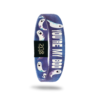 You're My Boo Halloween Ghost Bracelet: Medium