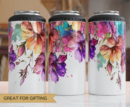 Can Cooler 4 in 1 | Bright Floral