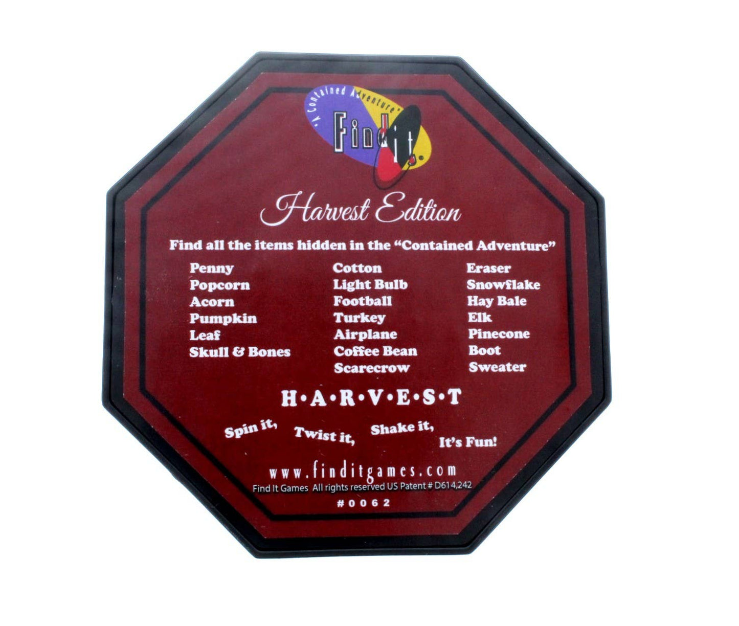 Find It Harvest Edition a contained adventure in a tube