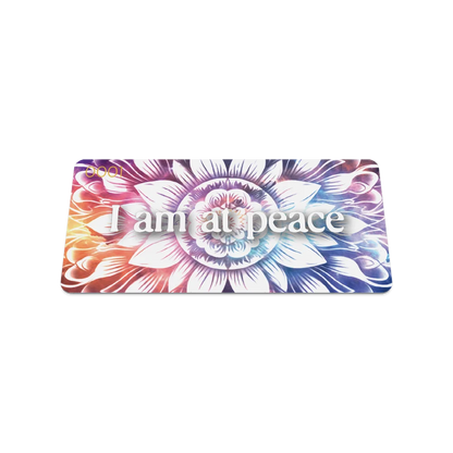 I Am At Peace Two-Sided Elastic Wristband: Medium