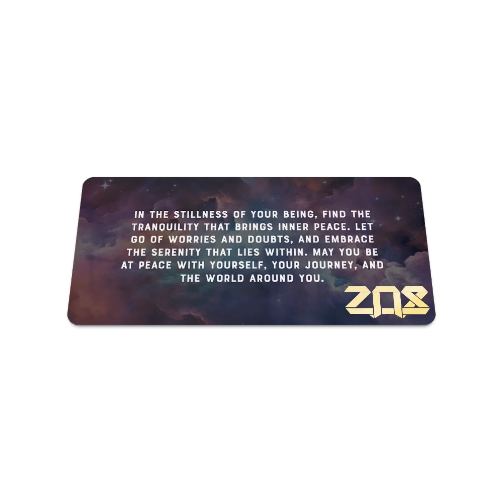 I Am At Peace Two-Sided Elastic Wristband: Medium