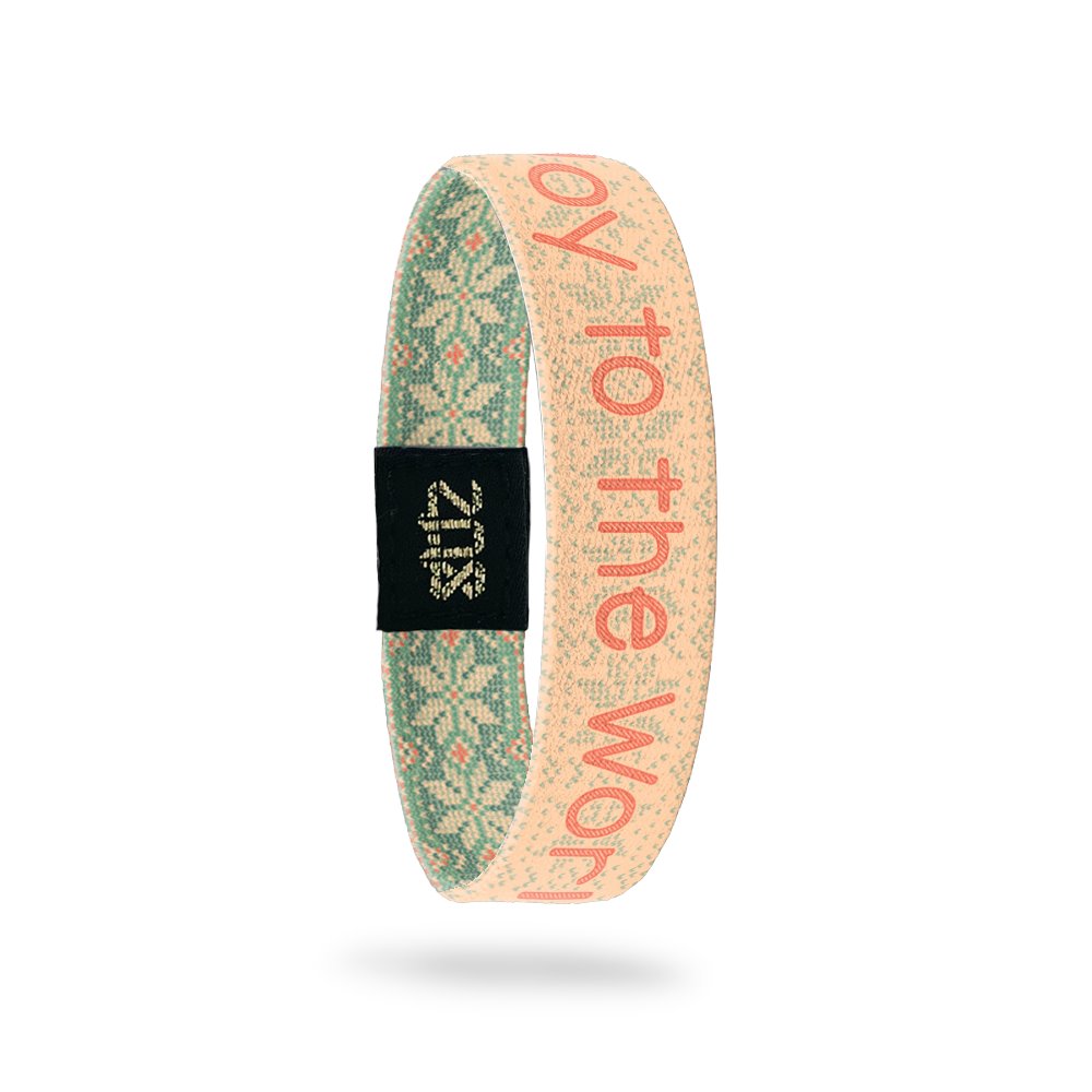 Joy To The World Wristband Christmas Holiday Winter