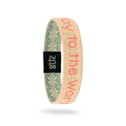 Joy To The World Wristband Christmas Holiday Winter