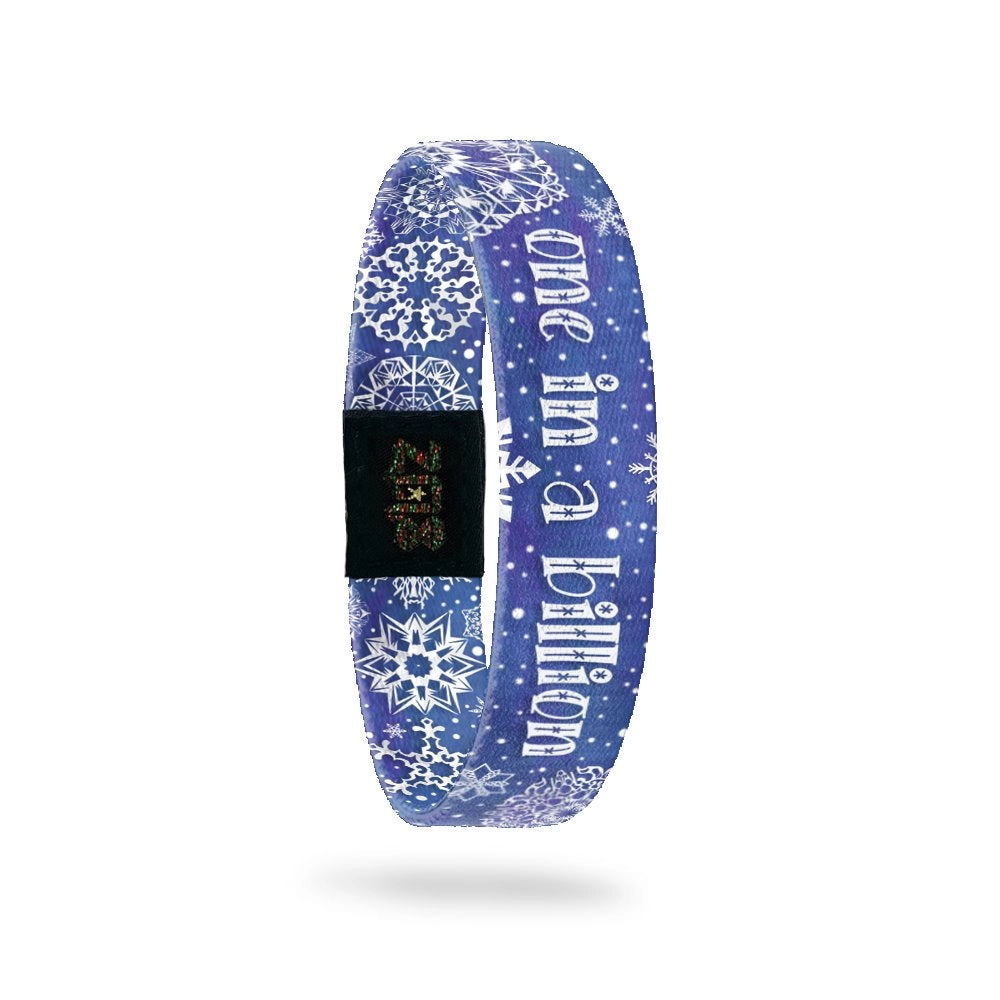 One In A Billion Wristband Christmas Snowflake Winter Snow
