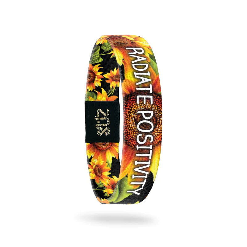 Radiate Positivity Summer Sunflower Floral Wristband