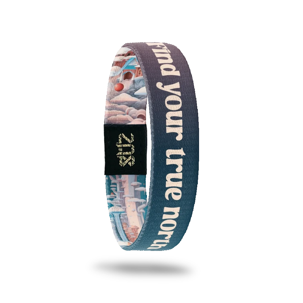 Find Your True North Wristband - Christmas