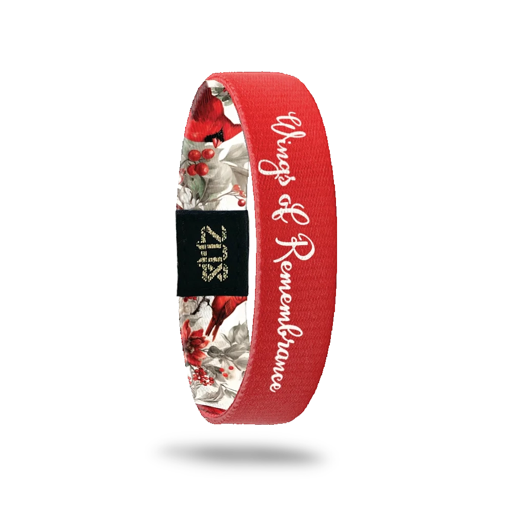 Wing of Remembrance Wristband - Christmas
