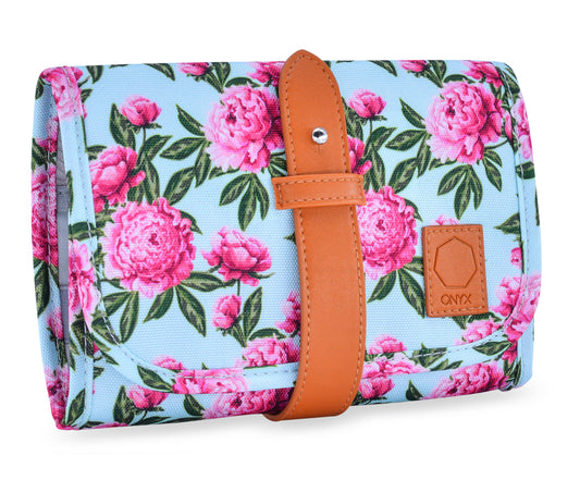 Floral Electronics Organizer Bag - Travel Bag