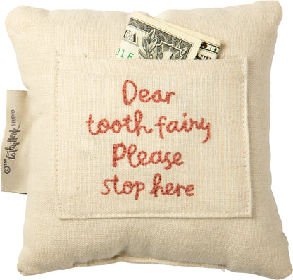 Tooth Fairy Pink Pillow