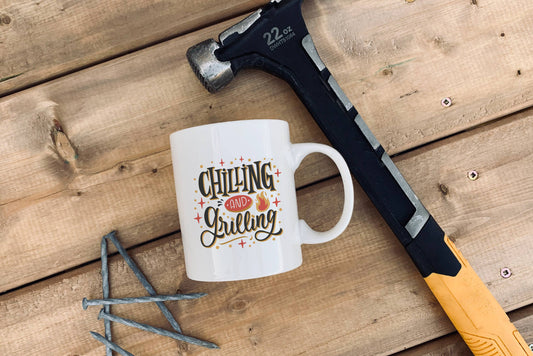 Grilling And Chilling Coffee Mug