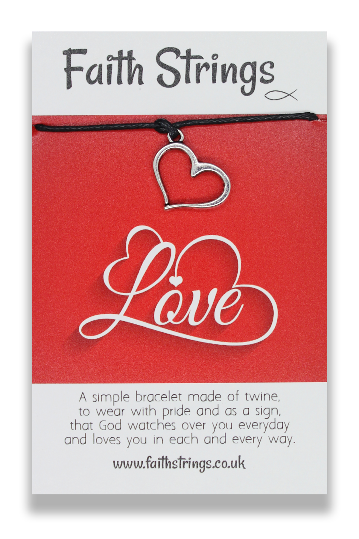 Love Christian Faith String Wish Valentine Bracelet Gift