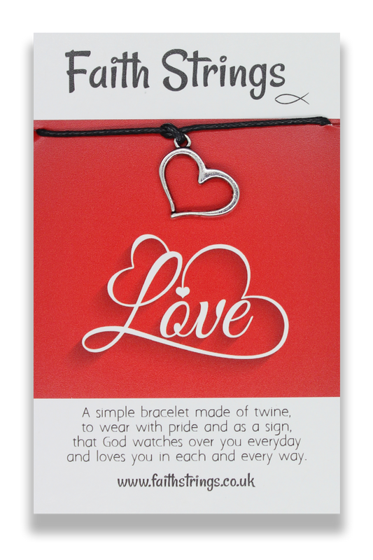 Love Christian Faith String Wish Valentine Bracelet Gift