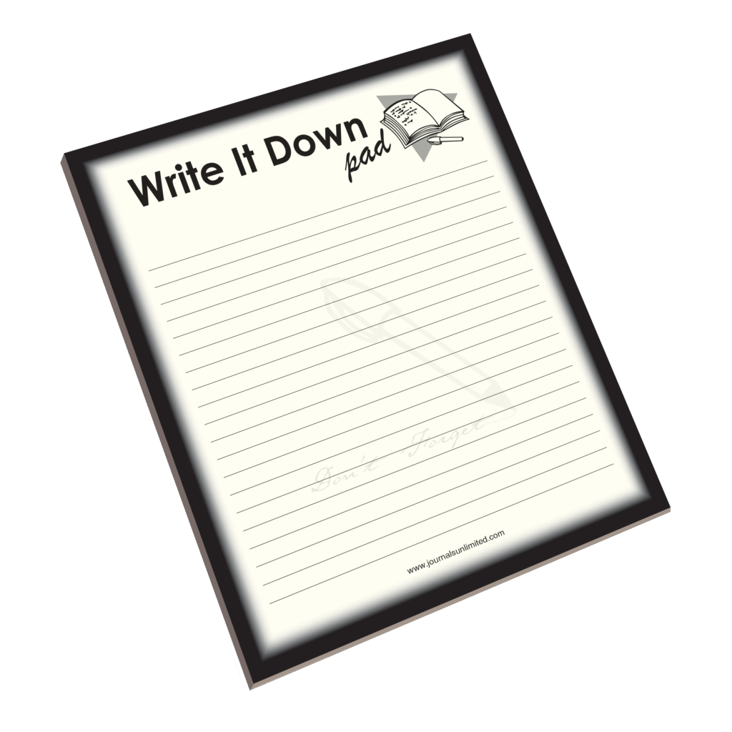 Write It Down Note Pad