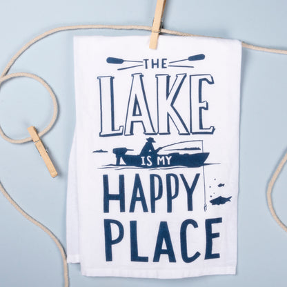 Lake Is My Happy Place - Ktichen Towel