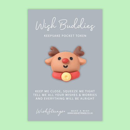 Rudolph - WishBuddies - Pocket Hug Token (WB019)