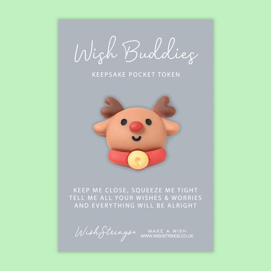Rudolph - WishBuddies - Pocket Hug Token (WB019)