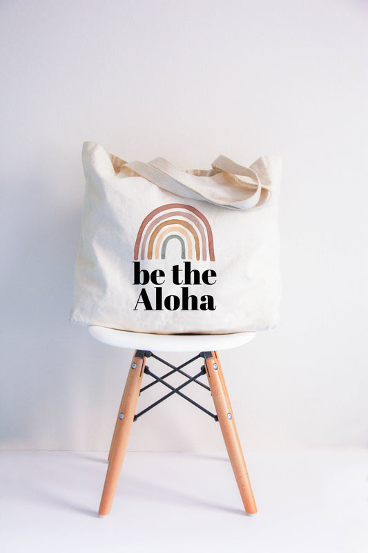 Hawaii Be the Aloha Rainbow XL Tote Bag
