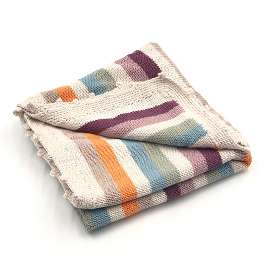 Stripey Baby Blanket - Multi