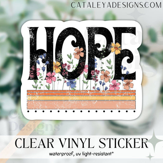 Retro Hope Sticker